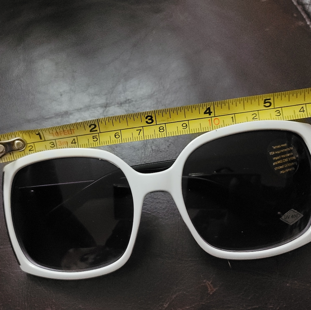White and black sunglasses